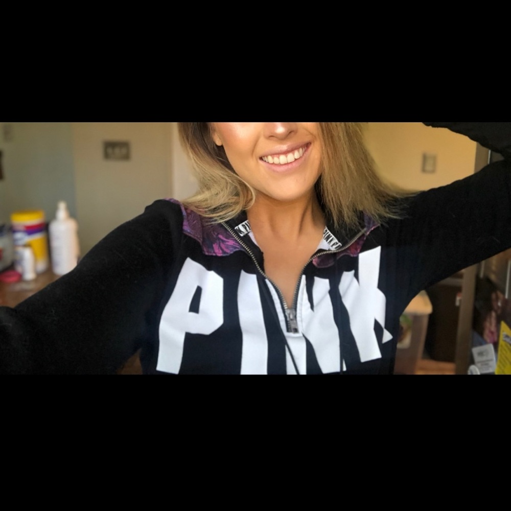 PINK half zip